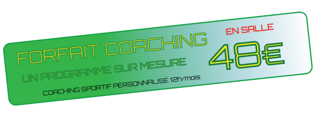 PROMO COACHING SPORTIF PAS CHER 